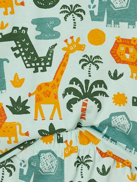 Lot de 2 pyjashorts garçon savane bleu pétrole - vertbaudet enfant 