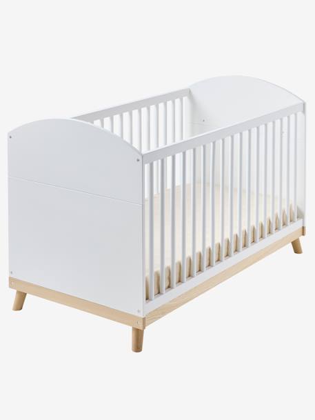 Mitwachsendes Babybett KONFETTI 70 x 140 cm wit - vertbaudet enfant 