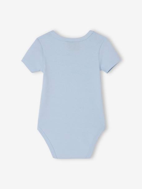 Lot de 2 Bodies bébé Snoopy Peanuts jaune pastel - vertbaudet enfant 