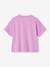 T-shirt motif en sequins fille rose bonbon+violet - vertbaudet enfant 