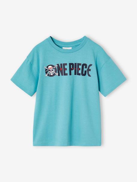 T-Shirt One Piece Logo bleu grisé - vertbaudet enfant 