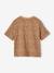 T-shirt fille imprimé manches courtes anthracite+beige+jaune pâle+sable - vertbaudet enfant 