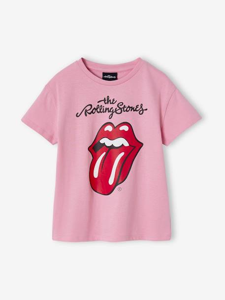 Tee-shirt The Rolling Stones fille pivoine - vertbaudet enfant 