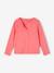 Ensemble fille robe + gilet mauve+rose+rose imprimé - vertbaudet enfant 