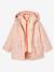 Parka fille 3 en 1 à capuche rose pâle - vertbaudet enfant 