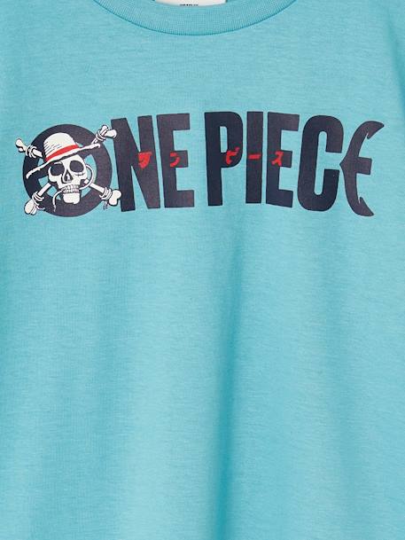 T-Shirt One Piece Logo bleu grisé - vertbaudet enfant 