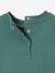 Gepersonaliseerd baby-sweatshirt met druk op de rug smaragdgroen - vertbaudet enfant 