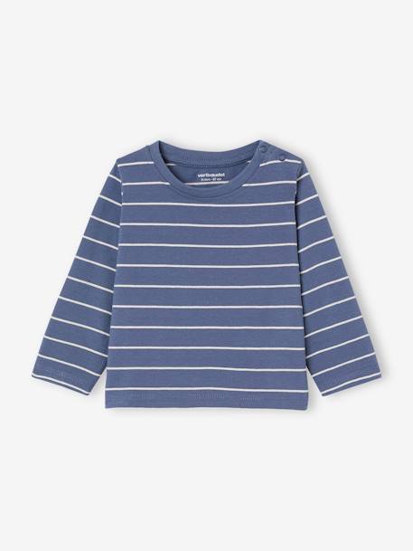 Set van 2 babyshirts met lange mouwen hemelsblauw - vertbaudet enfant 