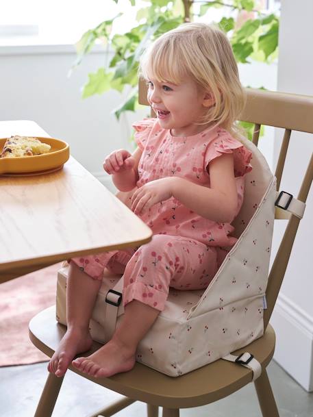 Stoelverhoger beige, bedrukt+ecru+Grijs+grijsblauw+hazelnoot+hazelnoot+lichtroze+meerkleurig+wit, bedrukt+wit, gestreept - vertbaudet enfant 