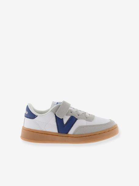 Kindersneakers OSLO EFECTO VICTORIA® blauw+rozen - vertbaudet enfant 