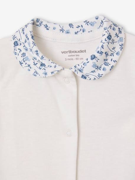 Set van 2 gebloemde slaappakjes blauw - vertbaudet enfant 