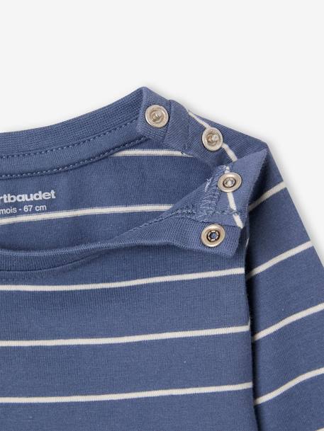 Set van 2 babyshirts met lange mouwen hemelsblauw - vertbaudet enfant 