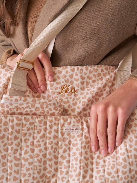Sac à langer maxi LOVELY LEO rose imprimé - vertbaudet enfant 