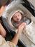 Plaid met capuchon voor baby van molton, gevoerd met pluche beige, bedrukt - vertbaudet enfant 