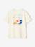 T-shirt garçon maxi motif dos écru+vert sauge - vertbaudet enfant 