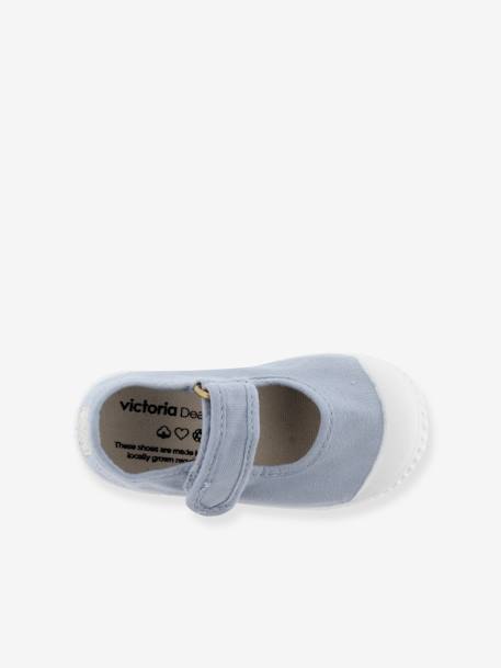 Ballerines enfant Mercedes Lona Tintada bleu+rose - vertbaudet enfant 