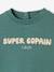 Gepersonaliseerd baby-sweatshirt met druk op de rug smaragdgroen - vertbaudet enfant 