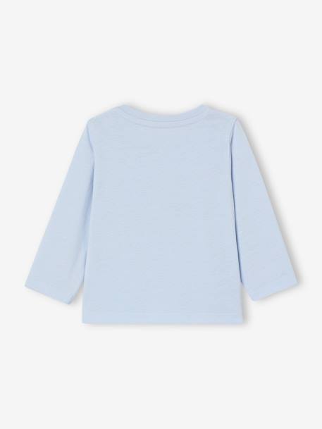 Set van 2 babyshirts met lange mouwen hemelsblauw - vertbaudet enfant 