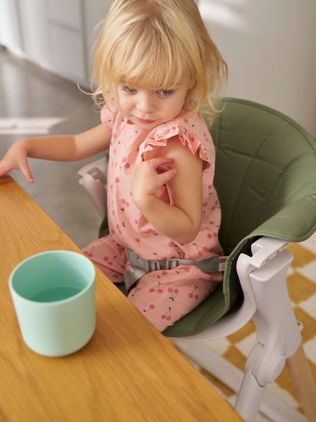 Chaise haute évolutive pliable CHILLSEAT vert sauge - vertbaudet enfant 