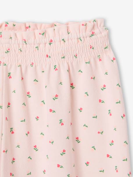 Babybroek voor pasgeborene met bloemetjesprint lichtroze - vertbaudet enfant 