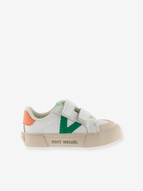 Kindersneakers Tribu Trieras VICTORIA® groen+rozen - vertbaudet enfant 