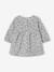 3-delig set jurk +vestje + haarband grijsblauw+groen+oudroze - vertbaudet enfant 
