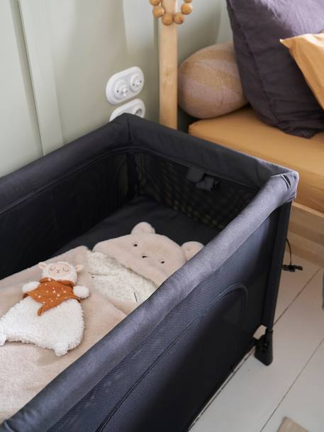 Lit Parapluie 3 en 1 Snooze & Play noir - vertbaudet enfant 