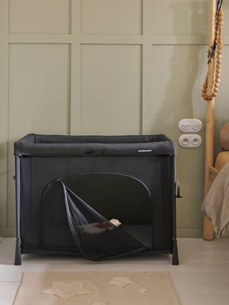 Lit Parapluie 3 en 1 Snooze & Play noir - vertbaudet enfant 