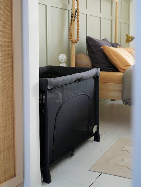 Lit Parapluie 3 en 1 Snooze & Play noir - vertbaudet enfant 