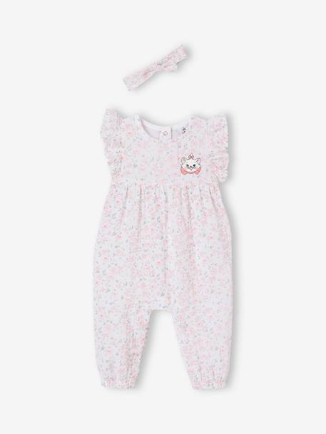 Combinaison et bandeau Disney Marie Les Aristochats écru - vertbaudet enfant 