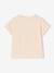 T-shirt met kreeftmotief voor babyjongen met drukknoopjes op de schouder vanille - vertbaudet enfant 