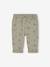 Broek met print van molton baby ecru+nachtblauw+saliegroen - vertbaudet enfant 
