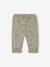 Broek met print van molton baby ecru+nachtblauw+saliegroen - vertbaudet enfant 