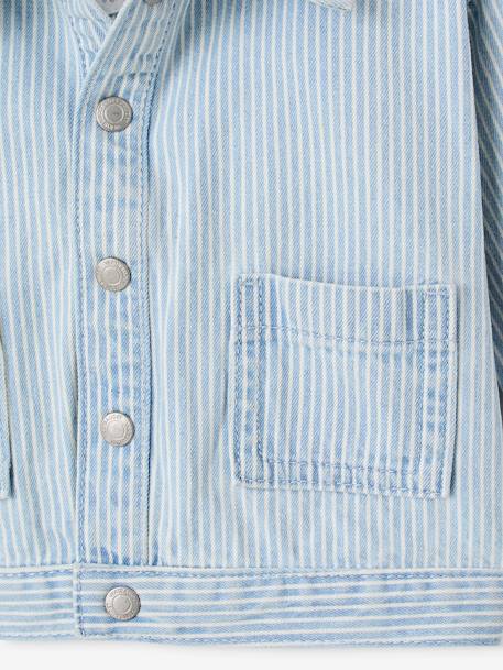Gestreept babyvestje blauw, gestreept - vertbaudet enfant 