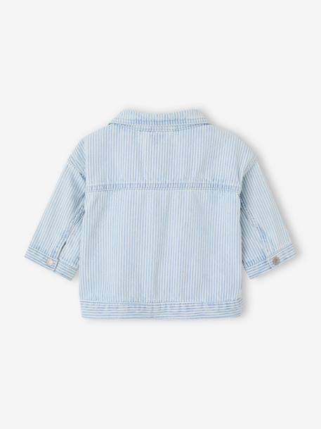 Gestreept babyvestje blauw, gestreept - vertbaudet enfant 
