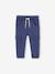 T-shirt en broek set van fleece voor baby indigoblauw - vertbaudet enfant 