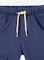 T-shirt en broek set van fleece voor baby indigoblauw - vertbaudet enfant 