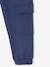 T-shirt en broek set van fleece voor baby indigoblauw - vertbaudet enfant 