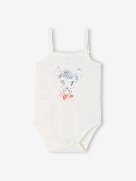 Lot de 2 bodies bébé à fines bretelles Disney Bambi menthe - vertbaudet enfant 