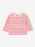 T-shirt bébé rayé pressionné dos rayé vert+rouge - vertbaudet enfant 