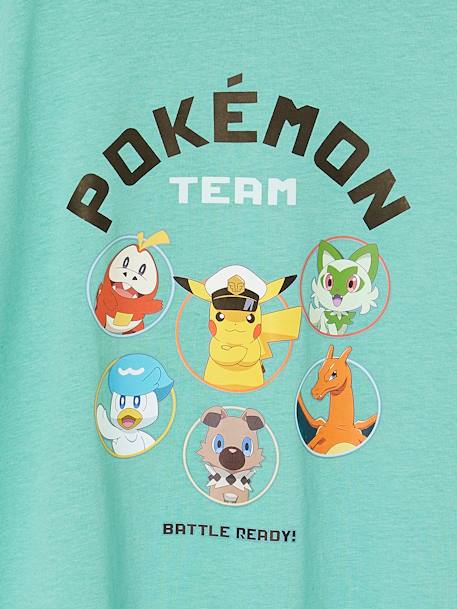Teeshirt Pokémon Captain Pikachu vert sauge - vertbaudet enfant 