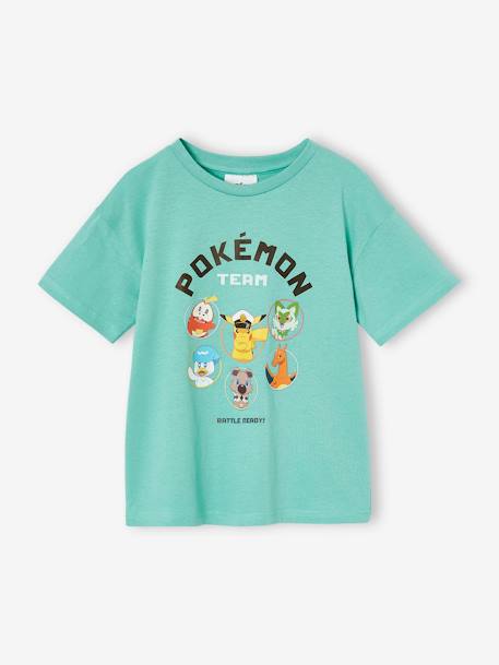 Teeshirt Pokémon Captain Pikachu vert sauge - vertbaudet enfant 
