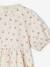 Robe fille manches ballon denim brut+rose+stone+vanille - vertbaudet enfant 