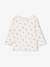 Babyshirt van ribtricot met lange mouwen hemelsblauw+lichtroze - vertbaudet enfant 