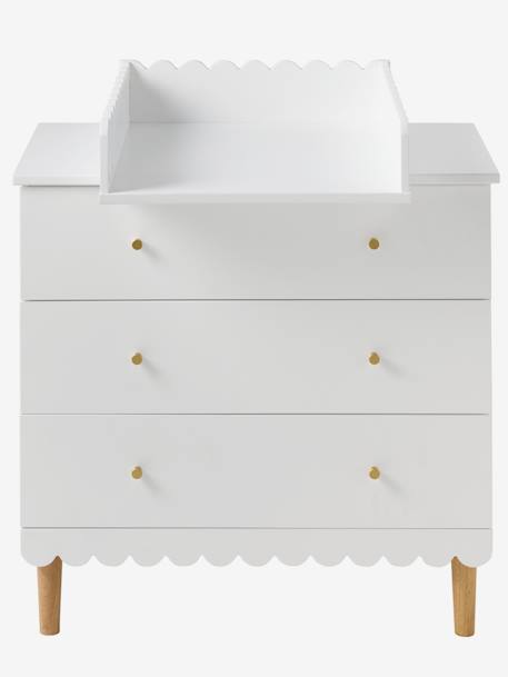 Plan à langer 52 cm FESTON blanc - vertbaudet enfant 