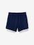 Sportshort 2 in 1 voor meisjes van technisch materiaal koraal+marineblauw - vertbaudet enfant 