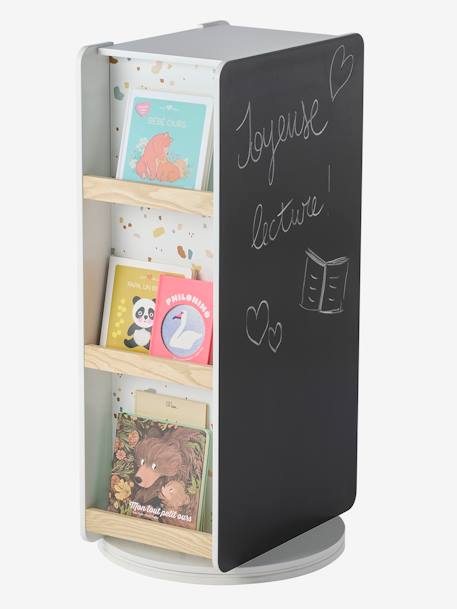 Draaiende opbergmeubilair boekenkast LIGNE TERRAZZO beige - vertbaudet enfant 