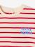 T-shirt bébé rayé pressionné dos rayé vert+rouge - vertbaudet enfant 