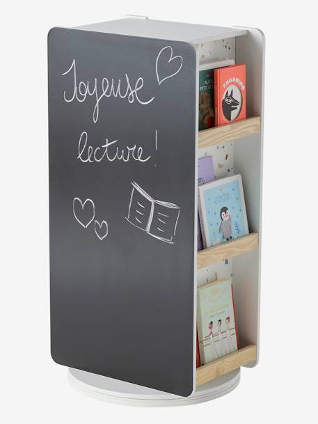 Draaiende opbergmeubilair boekenkast LIGNE TERRAZZO beige - vertbaudet enfant 