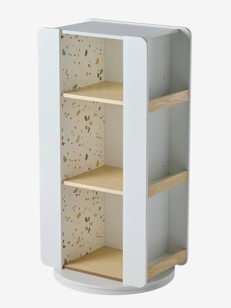 Draaiende opbergmeubilair boekenkast LIGNE TERRAZZO beige - vertbaudet enfant 